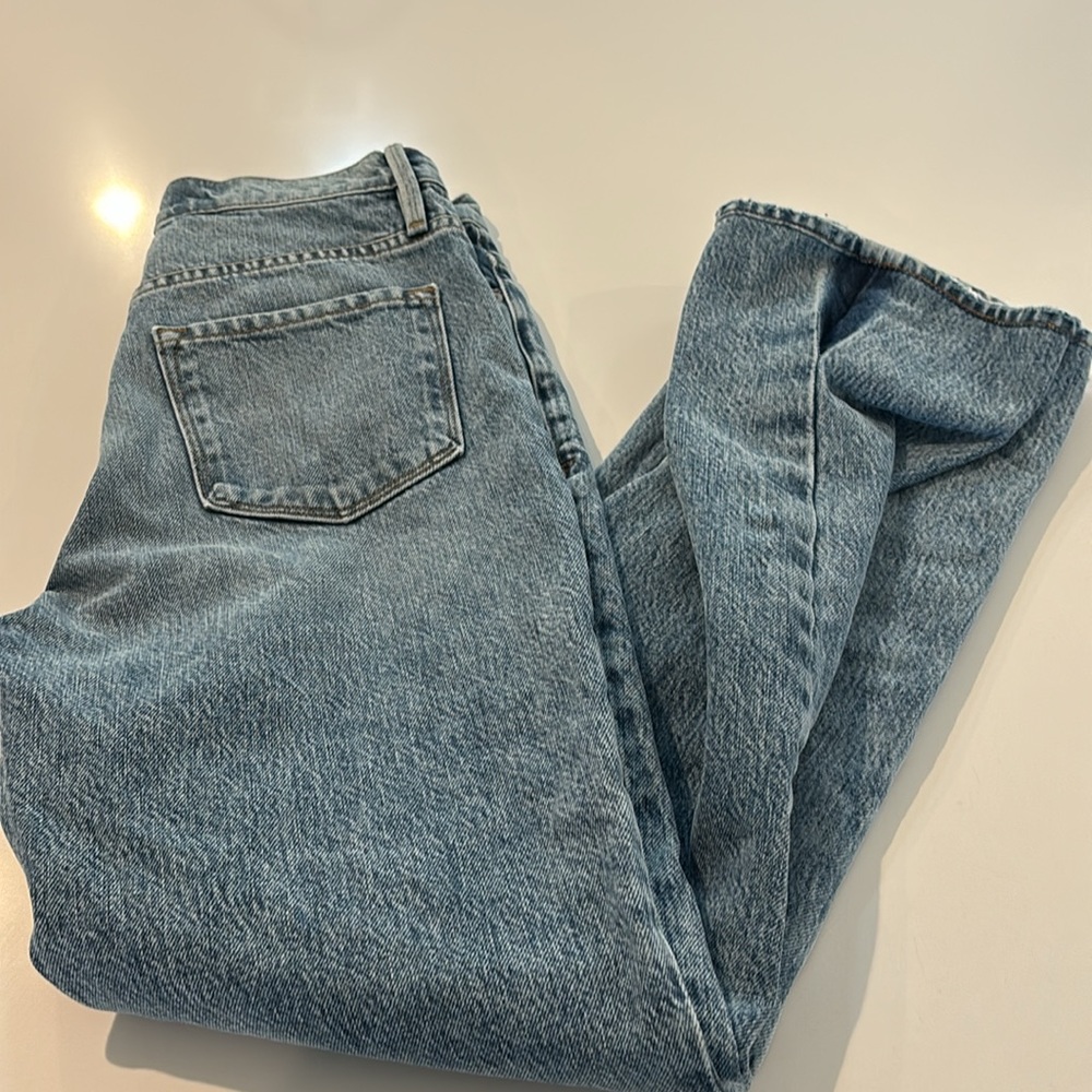 Frame High Rise Straight Leg Jeans Size 24